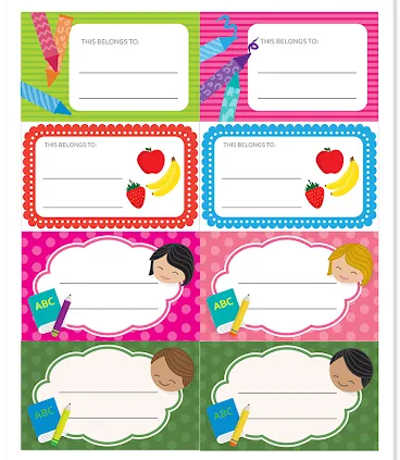 Name Sticker Manufacturer