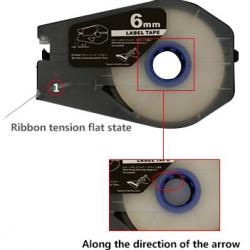 Canon Label Tape Cassette 6mm X 30m (White) Consumable
