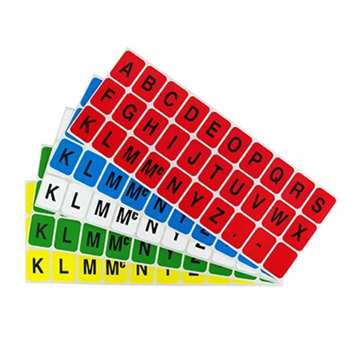 Color Alphabet Labels manufacturer in Thailand, Best prices for Labels ...