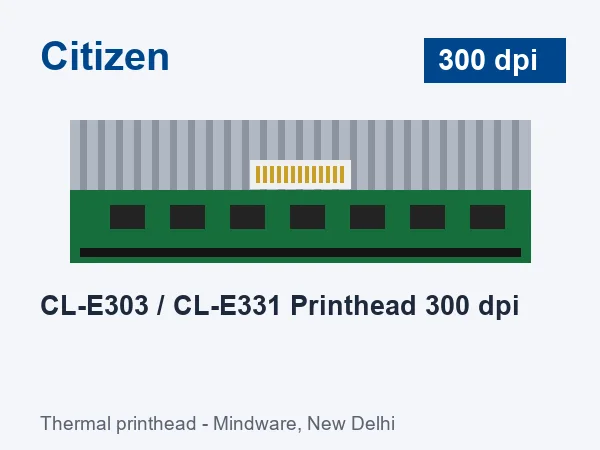Citizen CL-E303 / CL-E331 Printhead 300 dpi
