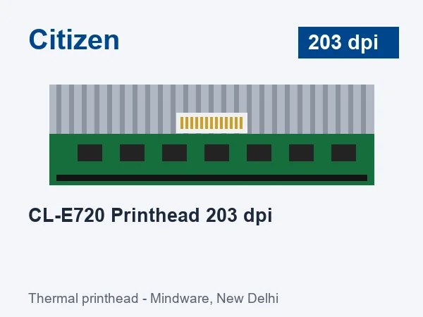 Citizen CL-E720 Printhead 203 dpi