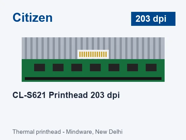 Citizen CL-S621 Printhead 203 dpi
