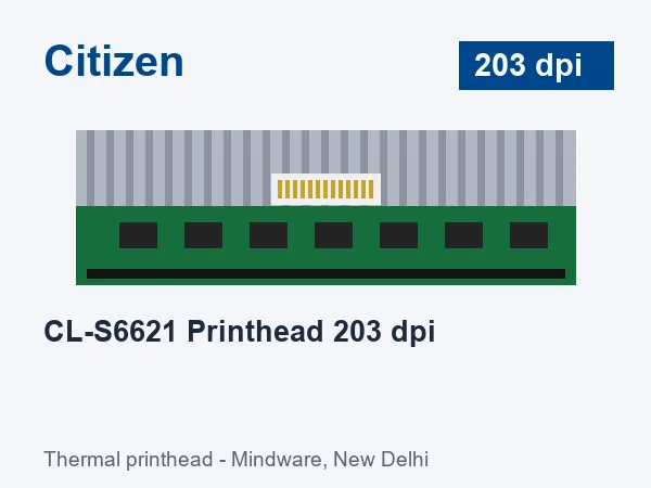 Citizen CL-S6621 Printhead 203 dpi
