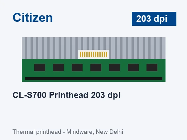 Citizen CL-S700 Printhead 203 dpi