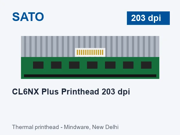 SATO CL6NX Plus Printhead 203 dpi