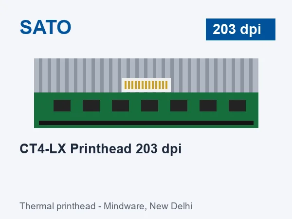 SATO CT4-LX Printhead 203 dpi