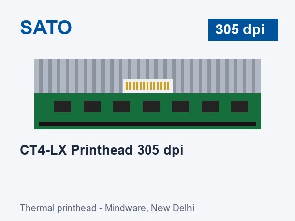 SATO CT4-LX Printhead 305 dpi