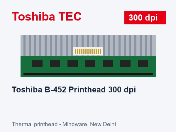 Toshiba B-452 Printhead 300 dpi