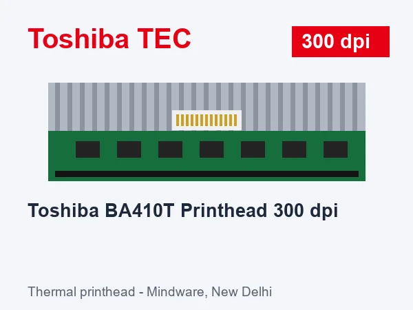 Toshiba BA410T Printhead 300 dpi
