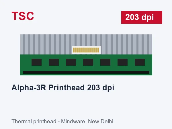 TSC Alpha-3R Printhead 203 dpi