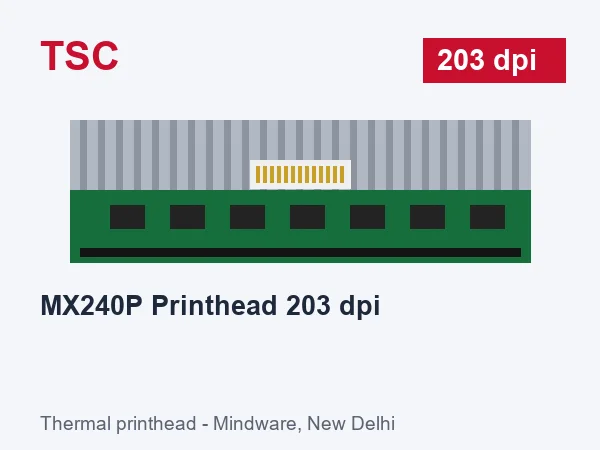 TSC MX240P Printhead 203 dpi