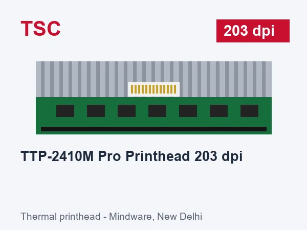 TSC TTP-2410M Pro Printhead 203 dpi