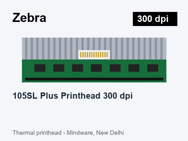 Zebra 105SL Plus Printhead 300 dpi
