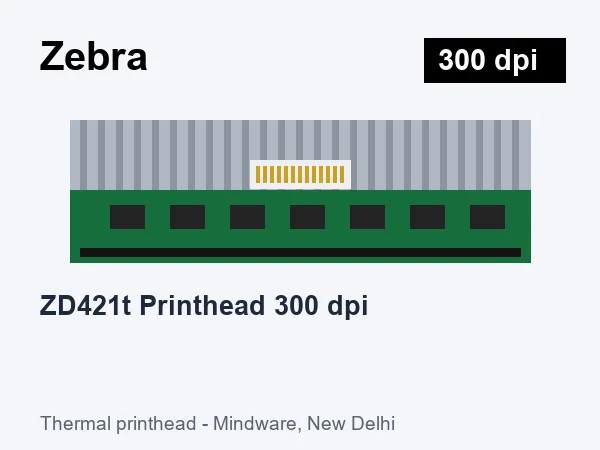 Zebra ZD421t Printhead 300 dpi