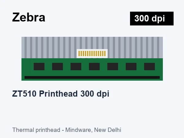 Zebra ZT510 Printhead 300 dpi