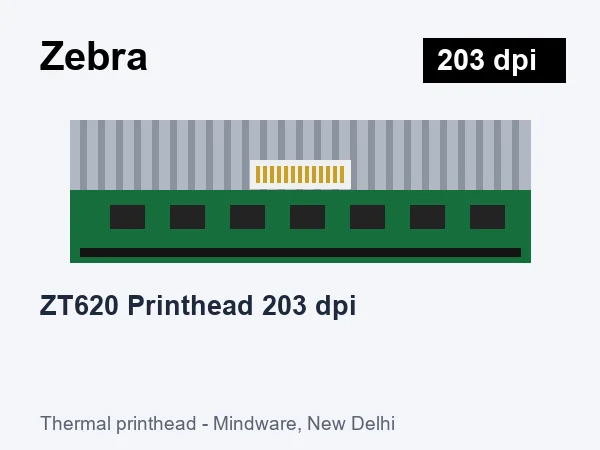 Zebra ZT620 Printhead 203 dpi